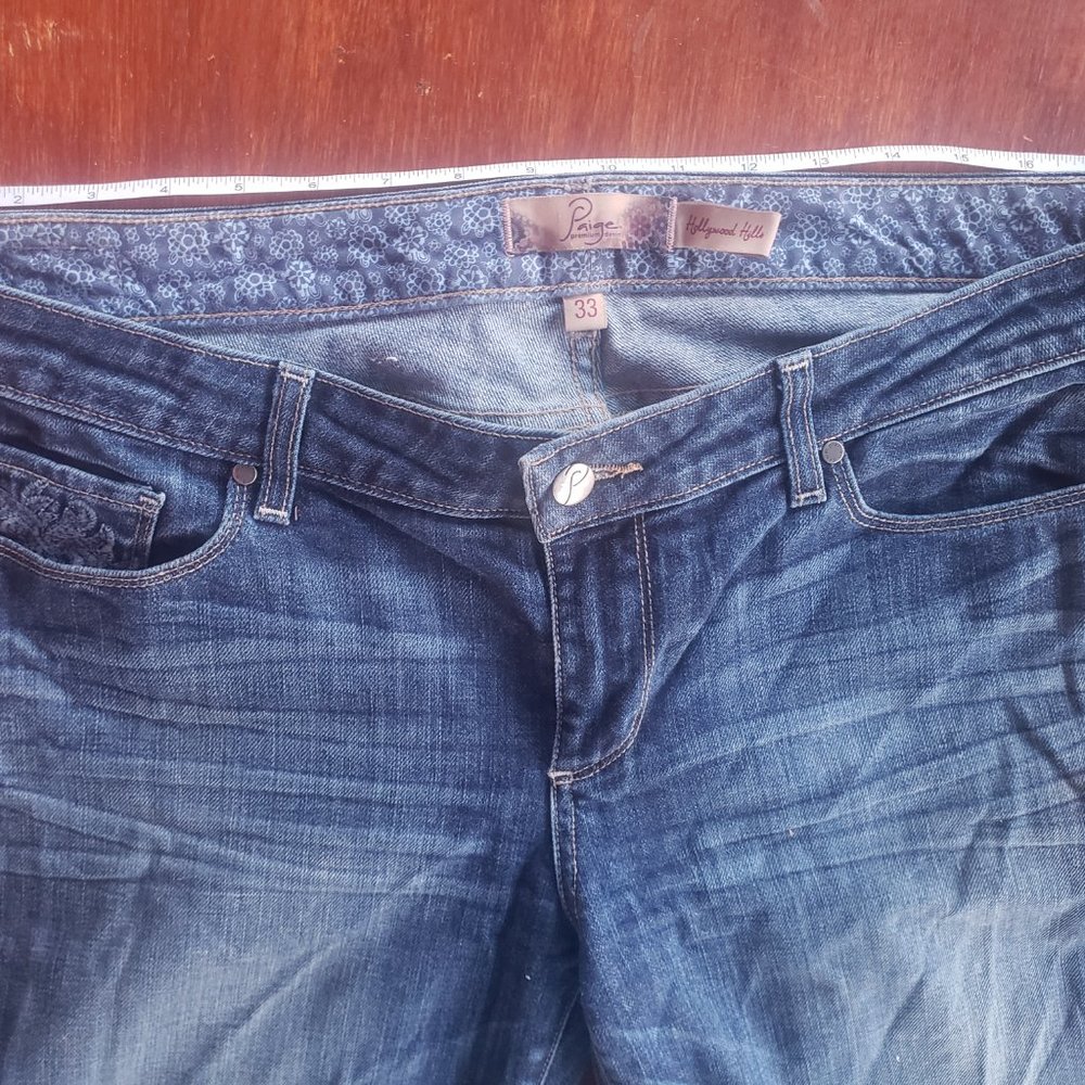 Paige Denim Hollywood Hills Bootcut Jeans - Picture 2 of 3